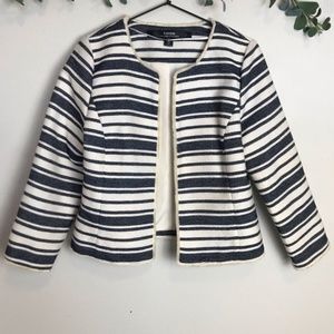EUC Kensie Upholstery Striped Jacket